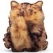 Realistic pillow toy Persian kitten smiling